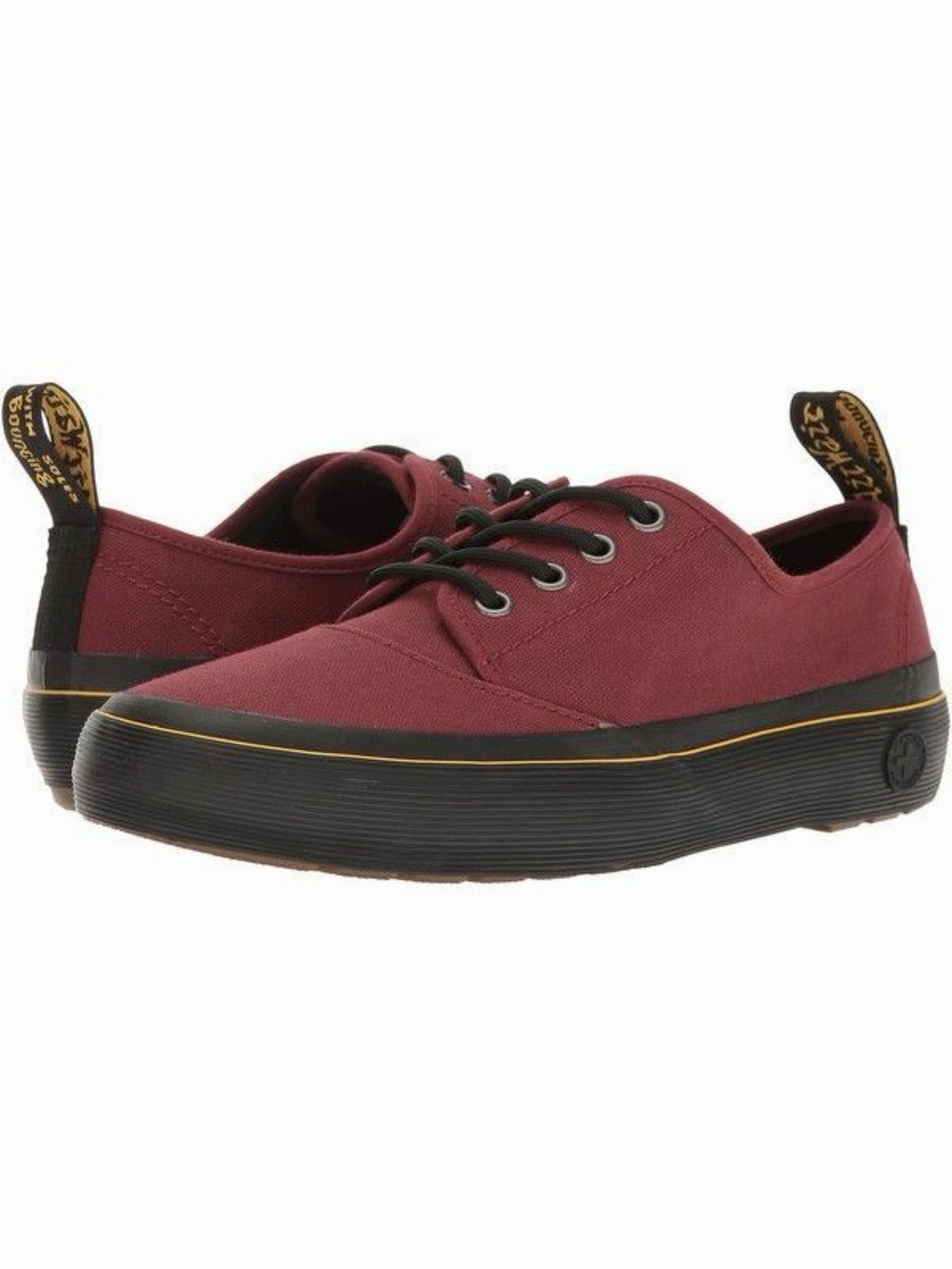 Dr Martens Jacy Canvas Sneakers Cherry Red Womens 8